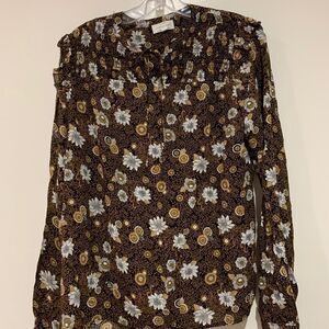 Lucky Brand Long sleeves floral print Shirt no tag